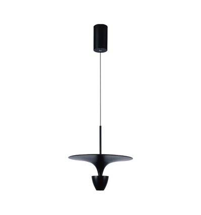 9W Hengende Lampe 4000K - LED, (30x320x100cm), Svart hus