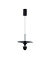 9W Hengende Lampe 4000K - LED, (30x320x100cm), Svart hus