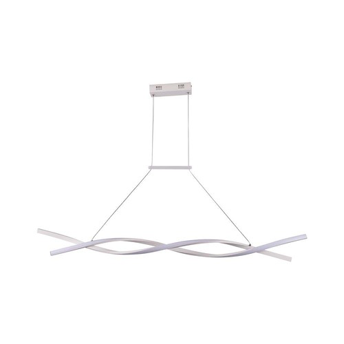 120cm 30W LED pendel, hvit - 115lm/W, 3000K, 120x100cm, inkl. lyskilde