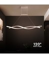 120cm 30W LED pendel, hvit - 115lm/W, 3000K, 120x100cm, inkl. lyskilde