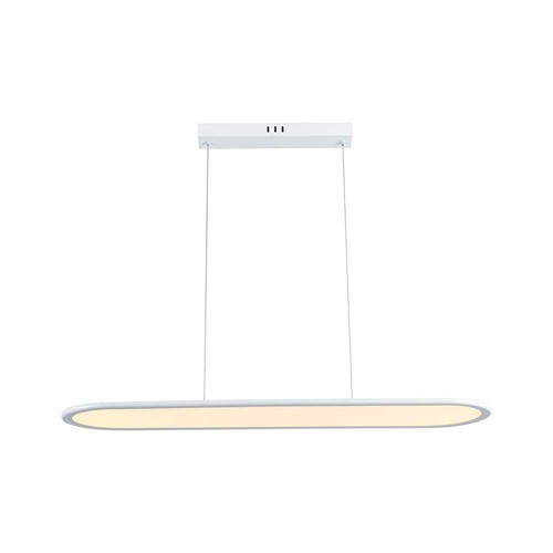24W LED pendel / hengelampe - 80x104cm, 3000lm, hvit, 4000K, inkl. lyskilde