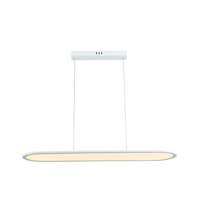 24W LED pendel / hengelampe - 80x104cm, 3000lm, hvit, 4000K, inkl. lyskilde