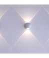 2W Vegglampe - LED COB, 2 Veis, 3000K, Hvit Hus