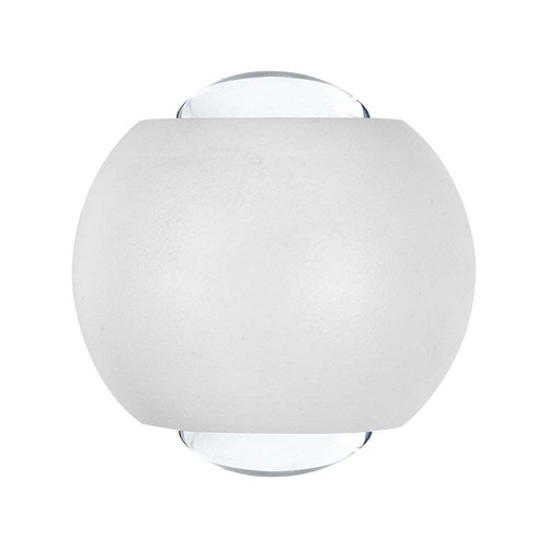 2W LED up/down vegglampe - IP54, hvit, 4000K, aluminium, 4,2 x 4 cm, inkl. lyskilde