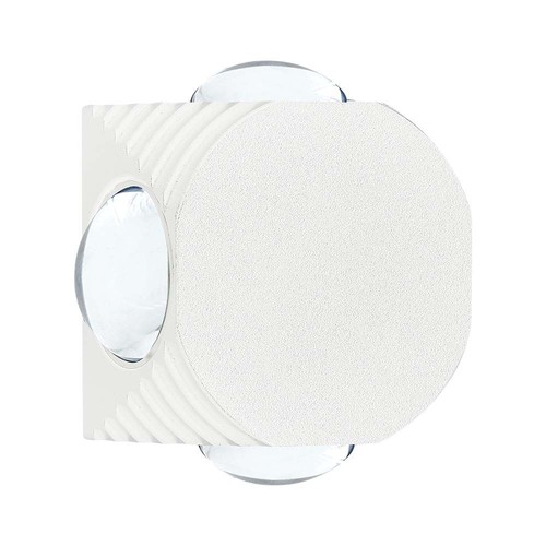 4W Vegglampe - LED, COB, 4 veis, 4000K, Hvit Hus