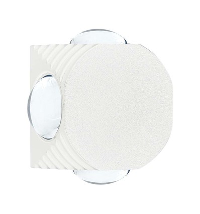 4W Vegglampe - LED, COB, 4 veis, 4000K, Hvit Hus