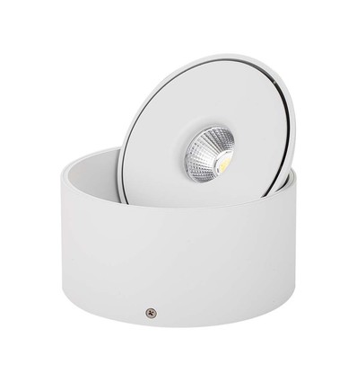 20W Ø14,8cm justerbar påbygningsspot RA90 - 3-i-1 CCT, hvit, 25 grader, 1408lm, IP20