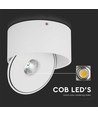 20W Overflatemontert Downlight - LED, COB, 3in1, Hvit, Hus.