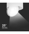 20W Overflatemontert Downlight - LED, COB, 3in1, Hvit, Hus.