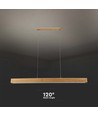 12W LED pendel i tre - 4000K, 80cm, inkl. lyskilde