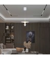 9W LED pendellampe - 30x320x100cm, 3000K, ren hvit, hus.