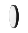 36W LED sensorlampe - Ø42cm, IP44, sort kant, innebygd mikrobølgesensor