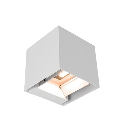 9W Solcelle LED vegglampe med sensor - Hvit, IP65, PIR bevegelsessensor, 4000K, COB LED