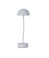 3W LED Bordlampe - Touch Dimbar, 3000K, hvit, Hus.