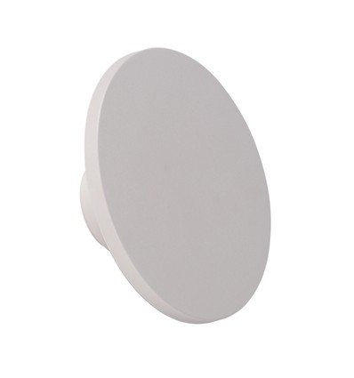 12W LED taklampe - Ø17cm, IP65 utendørs, varm hvit, hvit kant