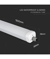 48W LED Rør - Vanntett G-Serie, 150cm, Samsung Chip, 6500K, 120lm/W