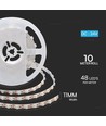5m 18W/m LED strip, 135lm/W - 24V, 238 LED pr. meter, IP20, 6400K, dimbar