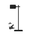 3W LED Bordlampe - Opp/Ned, Magnetisk, Touch-dimbar, 3i1, Svart, Hus