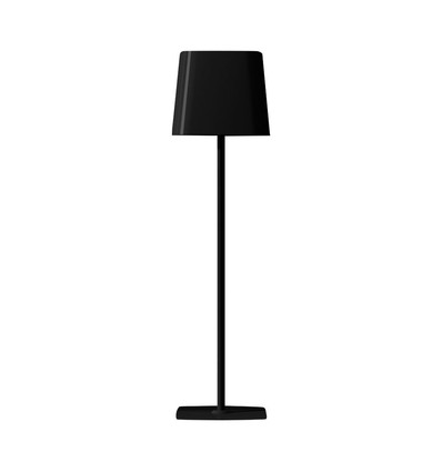 5W Solcelledrevet Magnetisk Bordlampe - LED, Berøringsdempbar, 3i1, Svart, Hus