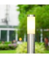 110 cm Pullertlampe, E27 - rustfritt stål, sateng nikkel, IP44