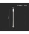 110 cm Pullertlampe, E27 - rustfritt stål, sateng nikkel, IP44