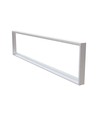 120x30 påbygningsramme til LED-panel - Hvit, 295 x 1195 mm, for direkte montering i tak