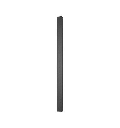 10W LED avlang vegglampe - 510*60*50mm, 4000K, svart, inne/ute, IP65