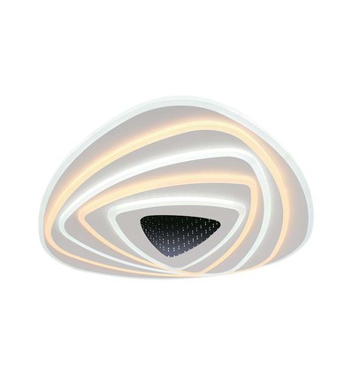 120W 3D Designer taklampe - 51x50cm, dimbar, 3-i-1 CCT, inkl. fjernkontroll