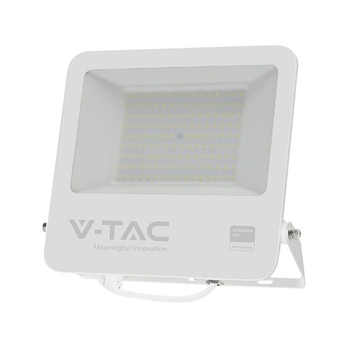 100W LED lyskaster med Samsung LED chip - 100lm/W, IP65, 4000K, sort kabinett, utendørs