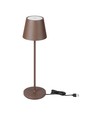 1,5W LED - Bordlampe, Touch, Dimbare, 3000K, IP54, Sand Cortenfarget Hus