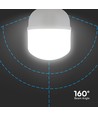 T100 LED Pære 30W E27 - Plast, 6500K