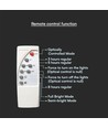 50W Hybrid LED gatelykt med solcelle - 4000lm, IP65, 4000K, 50.000mAh batteri