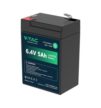 5Ah-L Litium Batteri 6.4V 5Ah