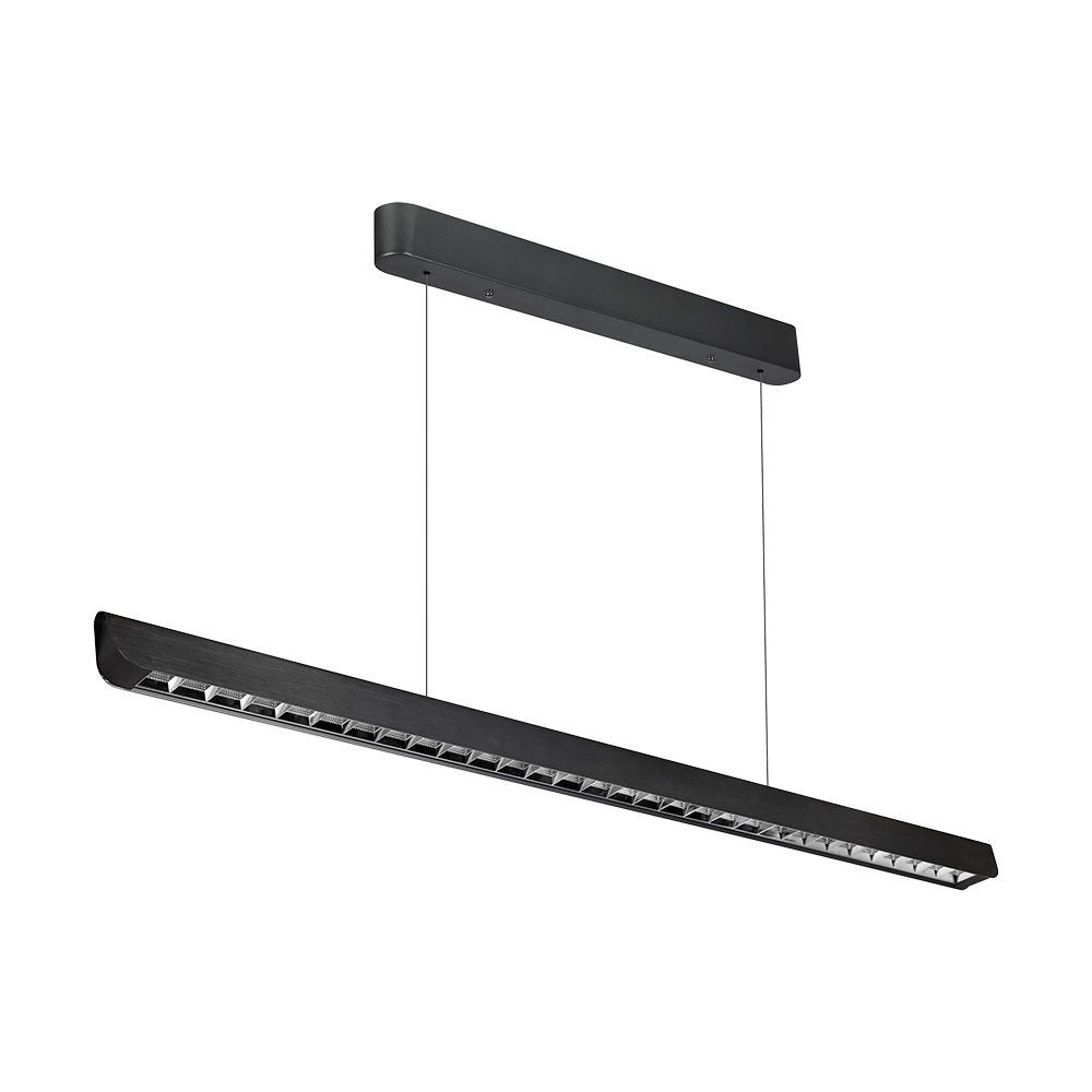 36W LED lineær hengelampe - Samsung-linse, type 3i1, svart - Kulør : 3-i-1