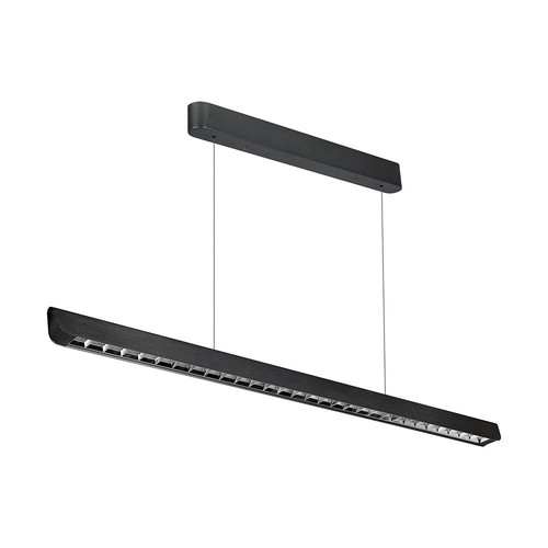 36W LED lineær hengelampe - Samsung-linse, type 3i1, svart