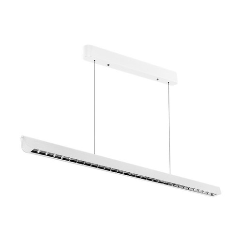36W LED lysskinne til oppheng - 3-i-1 CCT, Samsung LED, 120cm, sort/hvit, inkl. wireoppheng