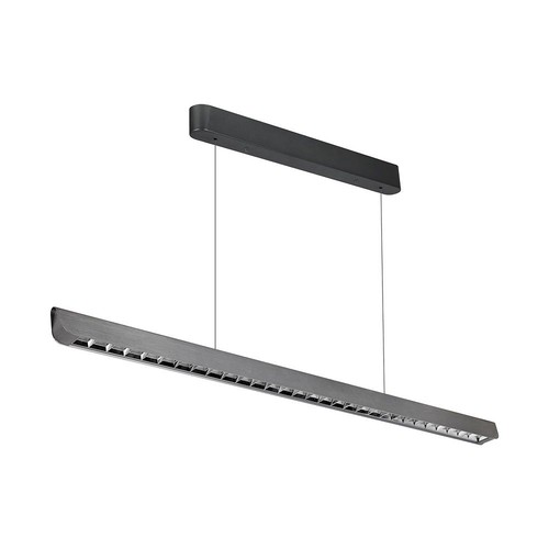 36W LED lineær pendel med Samsung LED - Matt grå, 120cm, CCT, 3-i-1 farge, IP20