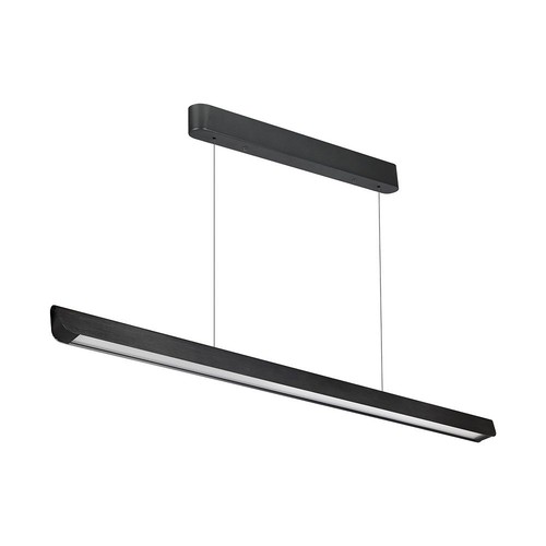 36W LED lineært pendelarmatur - CCT, sort, 2880lm, inkl. wireoppheng