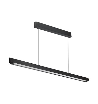 36W LED lineært pendelarmatur - CCT, sort, 2880lm, inkl. wireoppheng