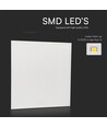 25W LED Bakbelyst Panel - 600x600mm, 6500K