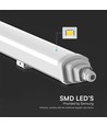 60cm 18W vanntett komplett LED-armatur - Samsung, IP65, 6500K, GT-Series