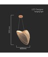 LED Designer Pendellampe - 3000K, Tre-farge, Hus