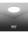 LED Designer Taklampe - 30W/60W/30W, Fjernkontroll, Dimbart, Victory, Hvitt Deksel