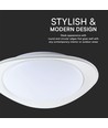 LED Designer Domelight 30W/60W/30W - Fjernkontroll, Dimbar, Fantomdeksel