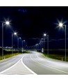 100W LED Gatelys Samsung Chip, Skumringssensor, 4000K