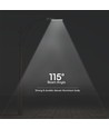 100W LED Gatelys Samsung Chip, Skumringssensor, 4000K