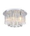 LED Designer Taklampe - Krystallampe, Klar, Sokkel E14.