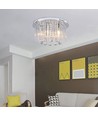 LED Designer Taklampe - Krystallampe, Klar, Sokkel E14.