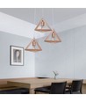 LED Designer Hengependellampe - Treverk, Hus