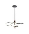 LED designer hengelampe - 3000K guldbelagt, sort hus